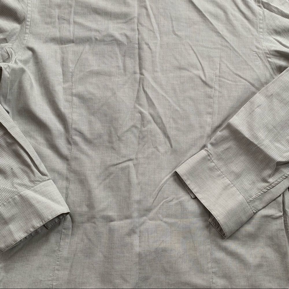 John Varvatos Gray Button Down Large - image 7